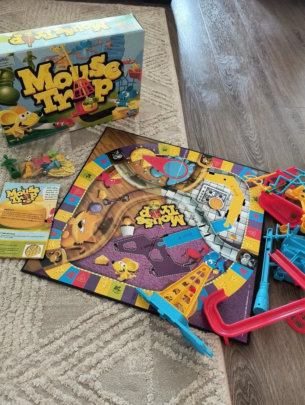 Hasbro 2016 Mouse Trap Game Complete